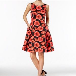 Tommy Hilfiger Red Poppy Dress - Size 10